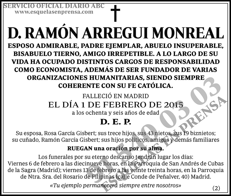 Ramón Arregui Monreal